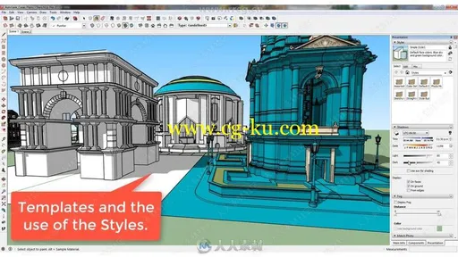 SketchUp Pro 2019三维建筑设计训练视频教程的图片3