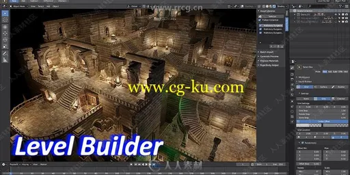 Level Builder游戏关卡场景设计Blender插件V1.0版的图片3