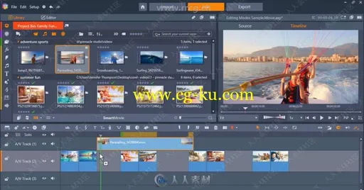 Pinnacle Studio品尼高非编剪辑软件V22.3.0.377版的图片2