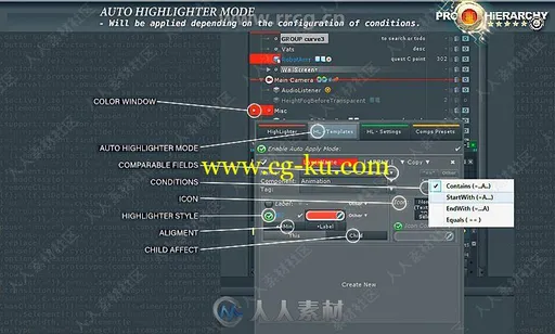 动态界面扩展窗口菜单Unity游戏素材资源的图片1