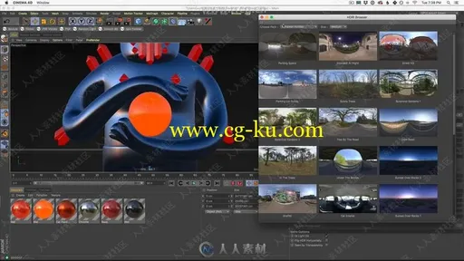 Gorilla Studio Rig灯光照明预设C4D插件V2.148版+HDRI资源包的图片3