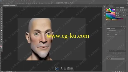 ZBrush角色头像雕刻绘画基础训练视频教程的图片1