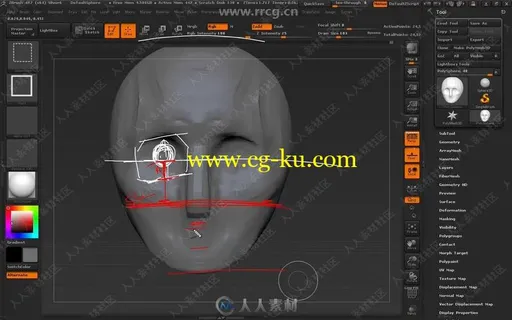 ZBrush雕刻技术基础技能训练视频教程的图片3