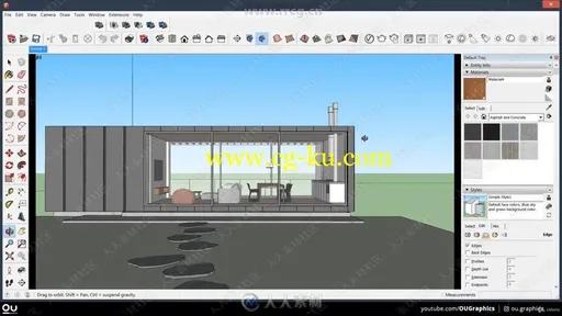 PS与Sketchup建筑景观后期渲染效果图制作视频教程的图片2