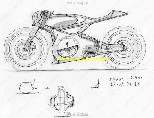 摩托车机车概念设计传统绘画视频教程的图片1