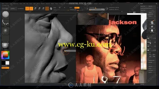 ZBrush漫威影视角色雕刻实例制作视频教程的图片1