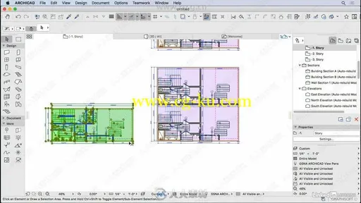 ARCHICAD 23建筑设计核心技术训练视频教程的图片3