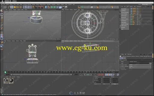 C4D与Arnold炫酷卡通模型渲染技术视频教程的图片2