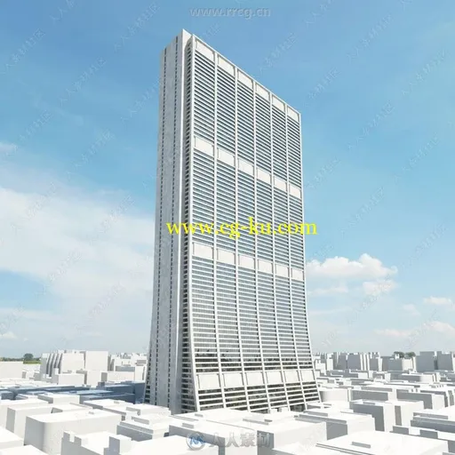 52组高精度现代摩天大楼大厦3D模型合集 Evermotion Archmodels第181季的图片3