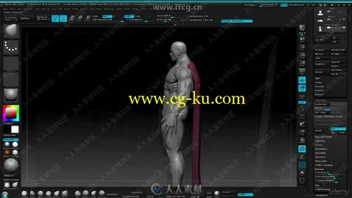 ZBrush蝙蝠侠角色数字雕刻实例制作视频教程的图片2