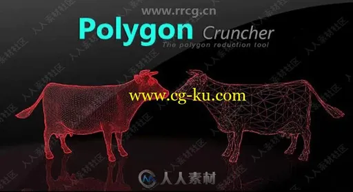 Mootools Polygon Cruncher三维模型面片优化插件V12.25版的图片1