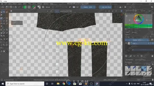 Blender游戏AWP狙击步枪建模与纹理制作视频教程的图片3