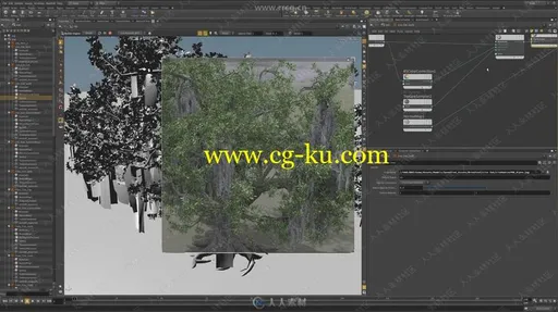 Houdini与Redshift树木制作与渲染技术视频教程的图片2