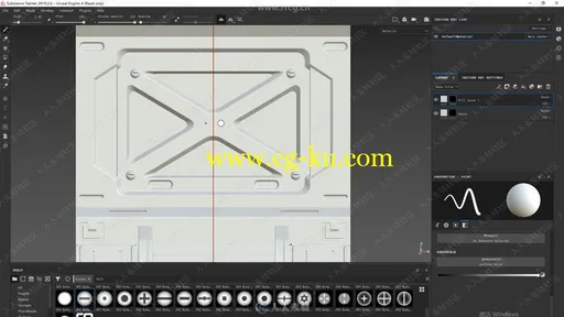 Substance Painter科幻走廊PBR游戏纹理制作视频教程的图片3