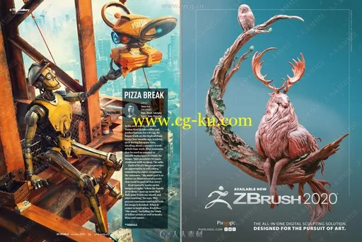 3D世界艺术杂志2020年1月刊的图片3