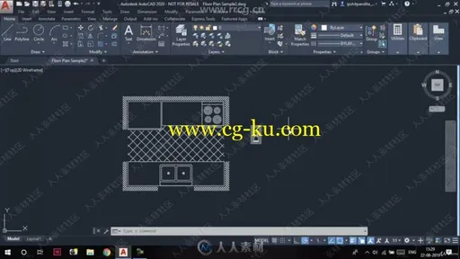 AutoCAD 2020绘图技术基础训练视频教程的图片1