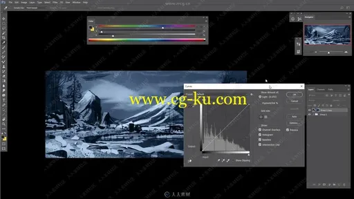 数字绘画中图形构图原理技术训练视频教程的图片3