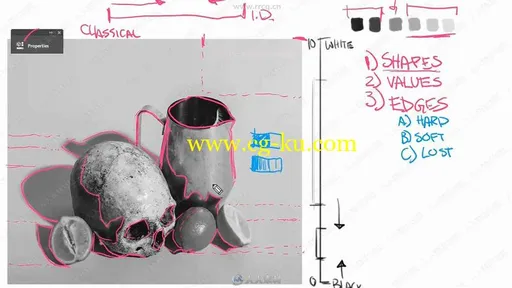 数字绘画中光线照明技术训练视频教程的图片1