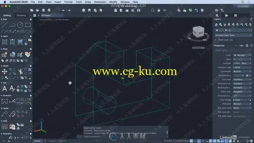 AutoCAD 2020 Mac版核心技能训练视频教程的图片2