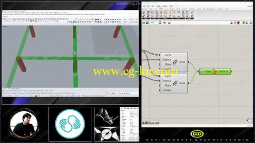 Rhino中Grasshopper多层建筑实例制作视频教程的图片2