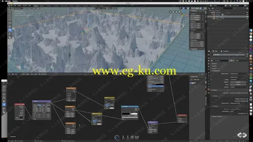 Blender地形景观实例制作视频教程的图片1