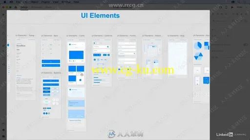 Adobe XD协作设计系统技术训练视频教程的图片3