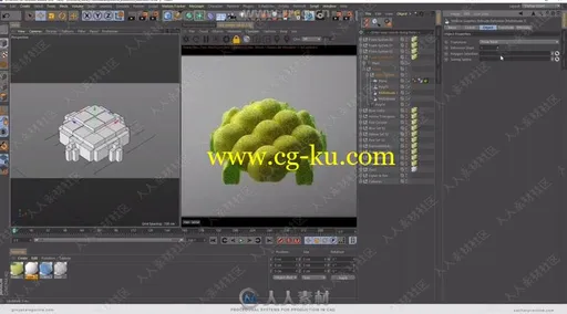 C4D逼真布料模拟系统实例制作视频教程的图片3