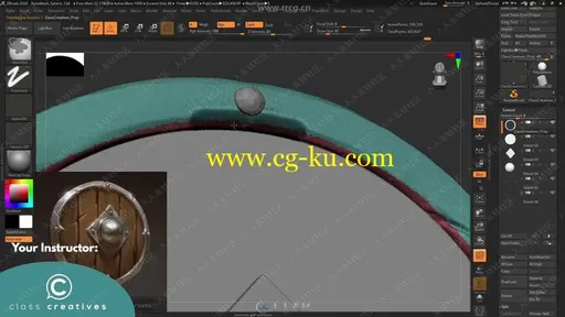 ZBrush人物角色雕刻建模制作视频教程第一季的图片2