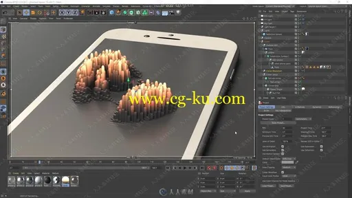 C4D克隆形状转换实例制作视频教程的图片2