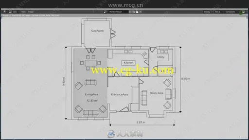 Blender建筑可视化基础训练视频教程的图片3