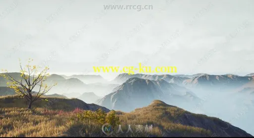 高山草木自然景观Unreal游戏素材资源的图片1