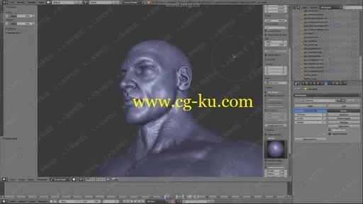 Blender数字雕刻技术基础入门训练视频教程的图片1