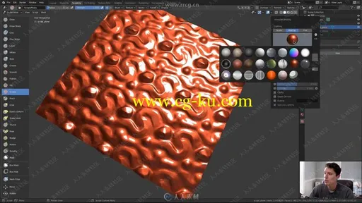 Blender数字雕刻技术基础入门训练视频教程的图片2