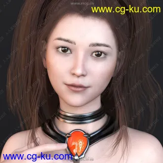 亚洲个性女孩形象角色3D模型合集的图片1