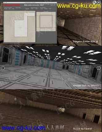 幻想地牢环境资源插件3D模型合集的图片3