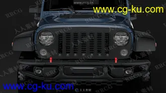 吉普牧马人Jeep Wrangler真实汽车高质量3D模型的图片2