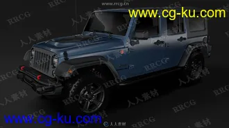 吉普牧马人Jeep Wrangler真实汽车高质量3D模型的图片3