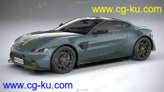 阿斯顿马丁超跑Aston Martin Vantage真实汽车高质量3D模型的图片2