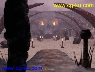 神秘幻想世界通道完整场景3D模型合集的图片2