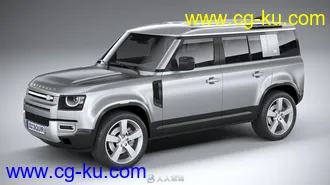 路虎卫士110 Land Rover Defender真实汽车高质量3D模型的图片3