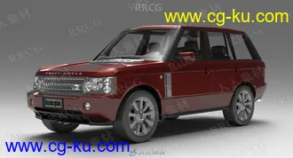 路虎揽胜越野车Land Rover Range Rover 2006款真实汽车3D模型的图片3