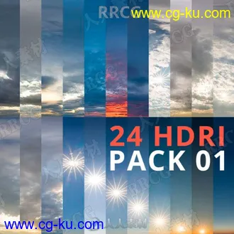 24组天空光源照明可视化环境HDRI合集的图片2
