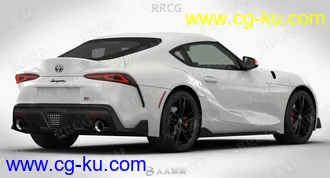 丰田跑车Toyota Supra GR 2020款真实汽车3D模型的图片1