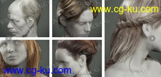 10组Reallusion专用个性发型3D模型合集的图片2