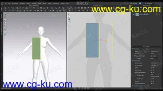 真实女性上衣服装设计3D模型 Clo3d MD软件专用的图片2