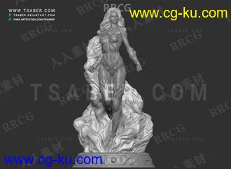 3D打印DC动漫少年泰坦柯莉安妲火星角色雕刻角色3D模型的图片2