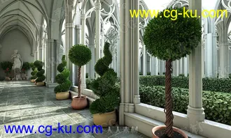 65组高品质盆栽装饰花草植物相关3D模型合集 Evermotion Archmodels第75季的图片2