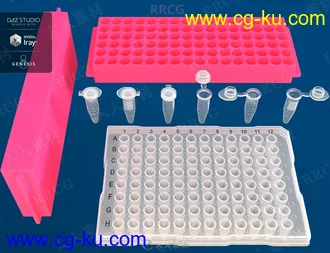 化学试剂道具医学研究工具3D模型合集的图片1