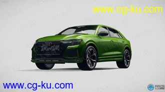 34组奥迪Audi品牌汽车3D模型合集的图片3