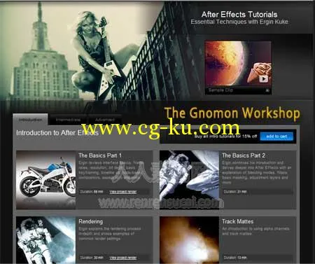 《After Effects顶级影视后期制作教程》(Gnomon After Effects Tutorials Essentia的图片1